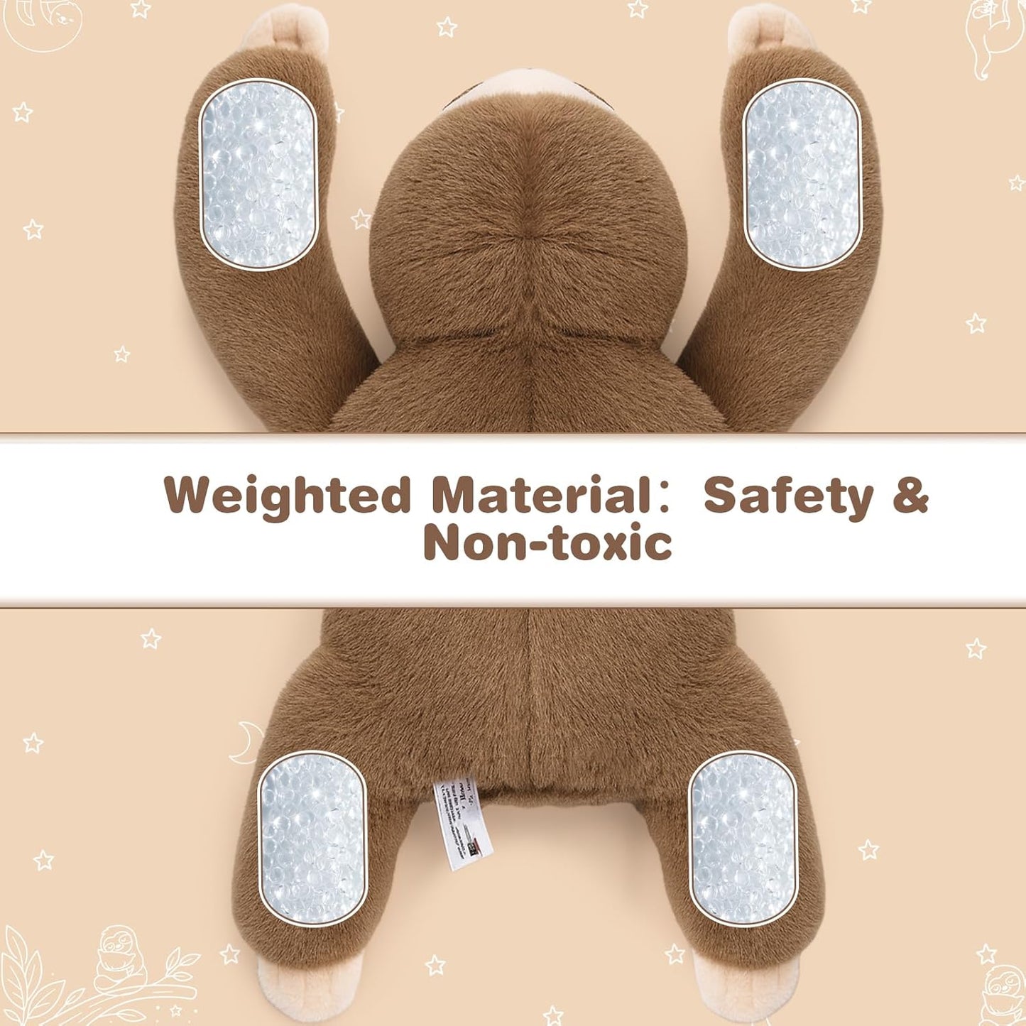 Vibrating Sensory Sloth Pillow | NDIS Deep Pressure Aid