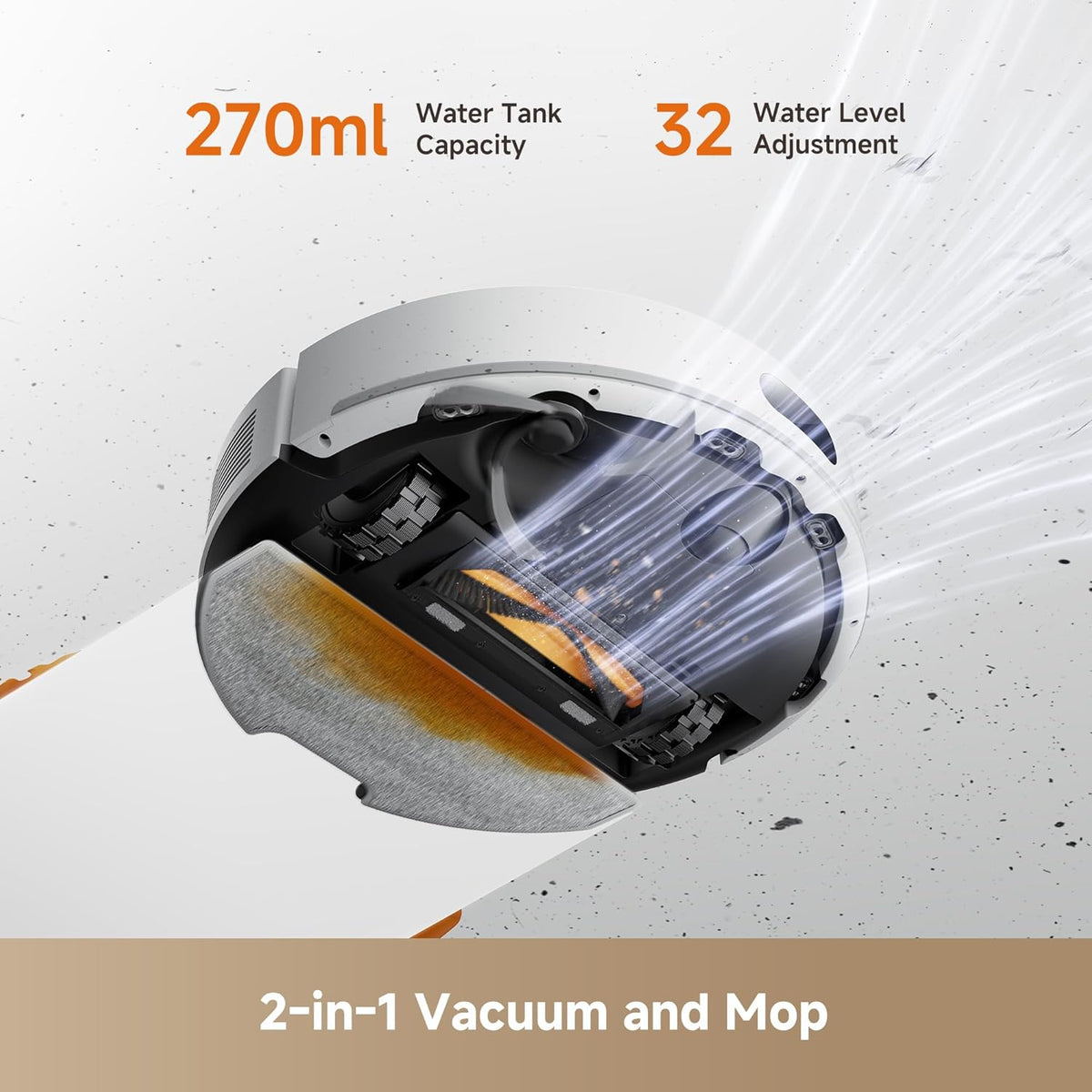 F20 Eco 2-in-1 Robot Vacuum Mop | NDIS Domestic Aid