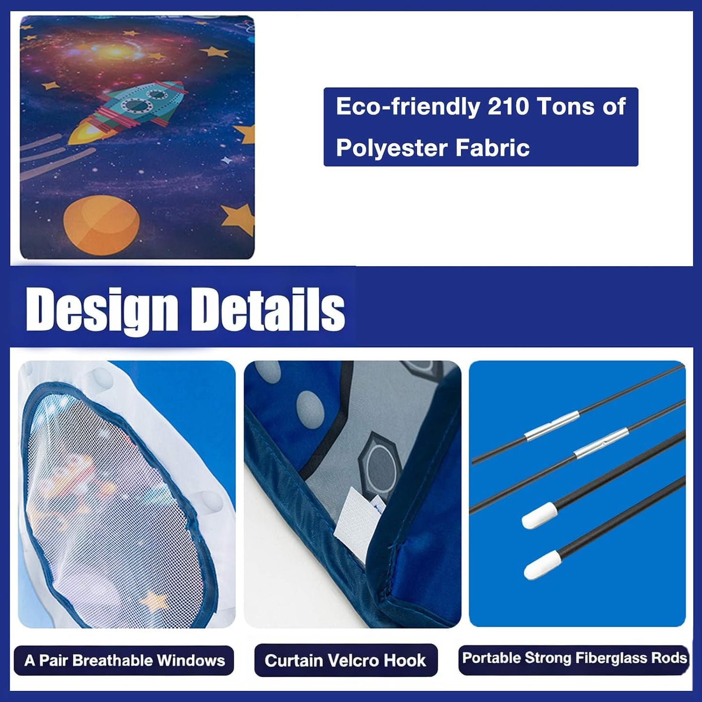 Pop-Up Rocket Sensory Tent | NDIS Calming Play Den