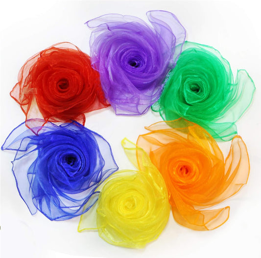 Tactile Sensory Play Scarves | NDIS Visual Tracking & Motor Aid