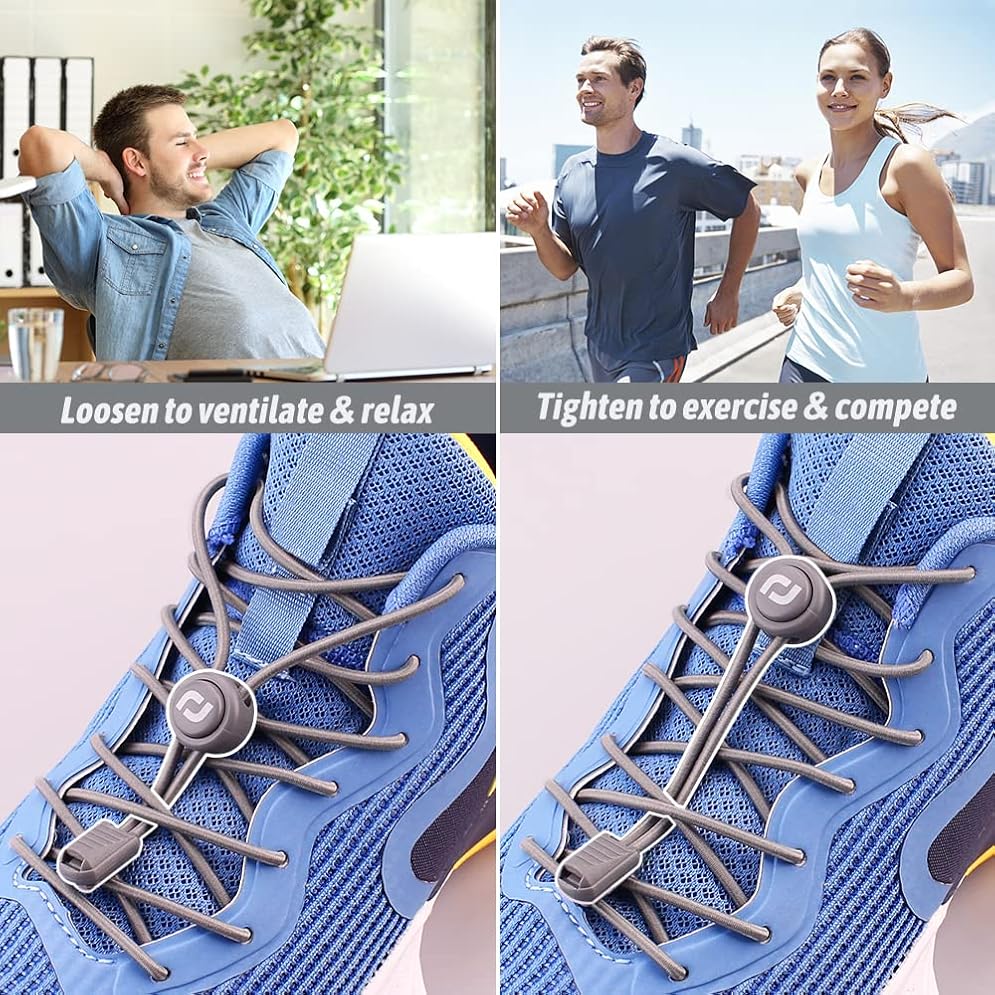 RJ-Sport Tieless Elastic Laces | NDIS Fine Motor Dressing Aid