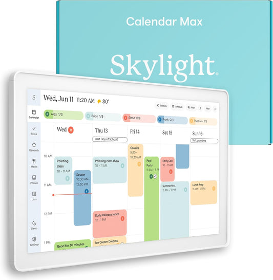 Skylight Calendar Max 27" | NDIS Visual Routine & Chore Hub