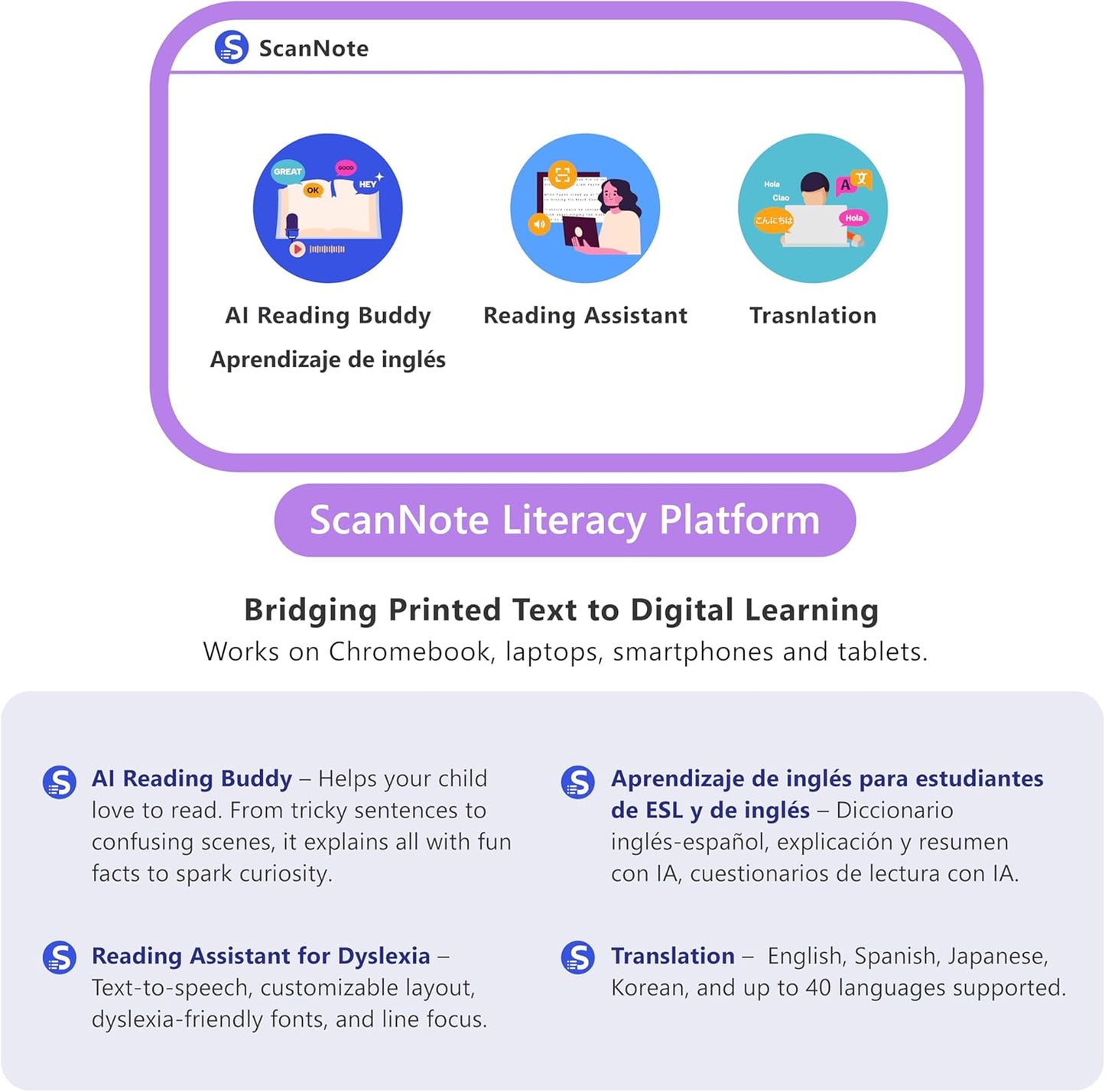 PenPower WorldPenScan AI Reader | NDIS Dyslexia & Reading Aid