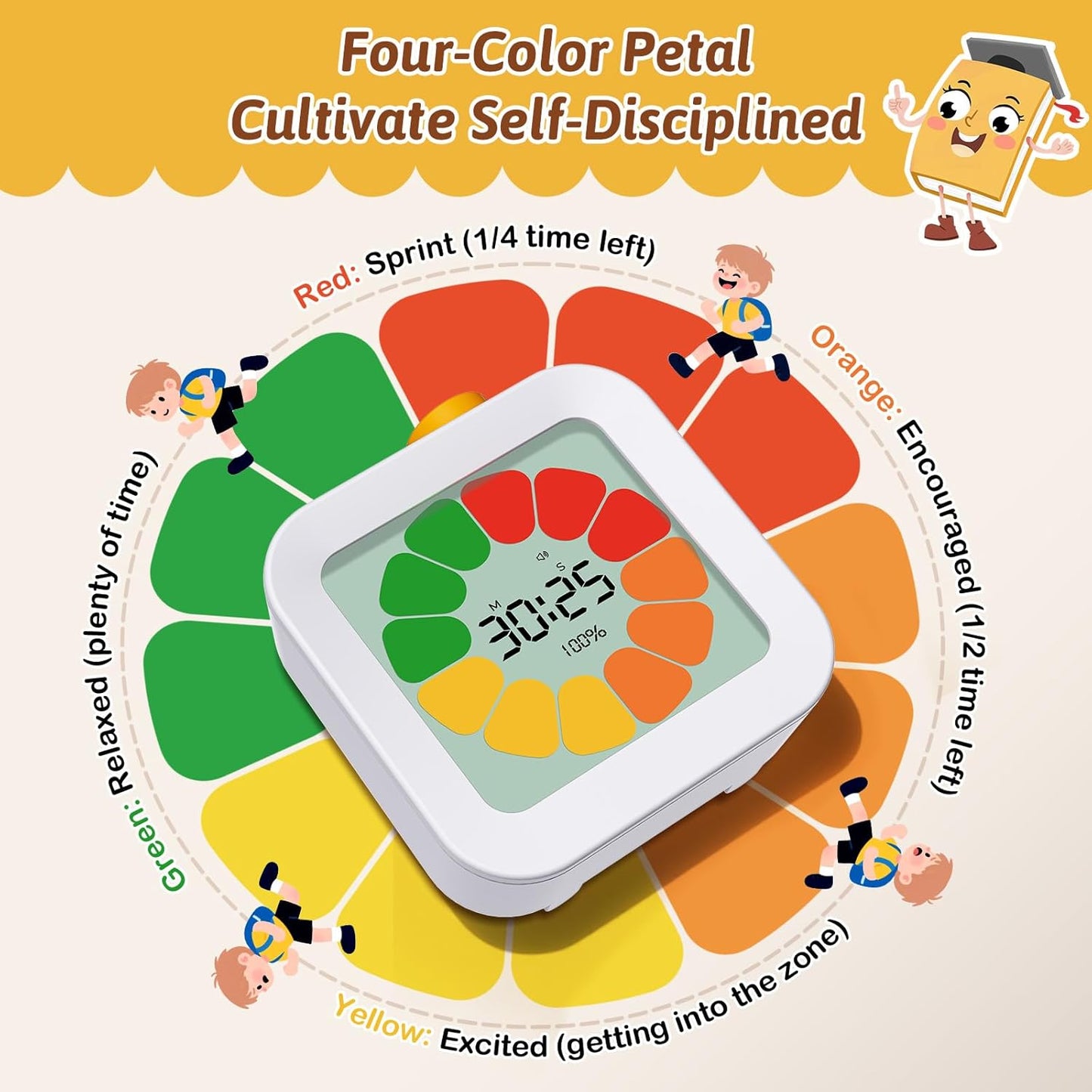 EooCoo Petal Visual Timer | NDIS Autism Transition Aid