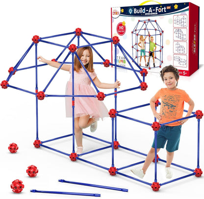 OleFun 140pc Sensory Fort Building Kit | NDIS Den Aid
