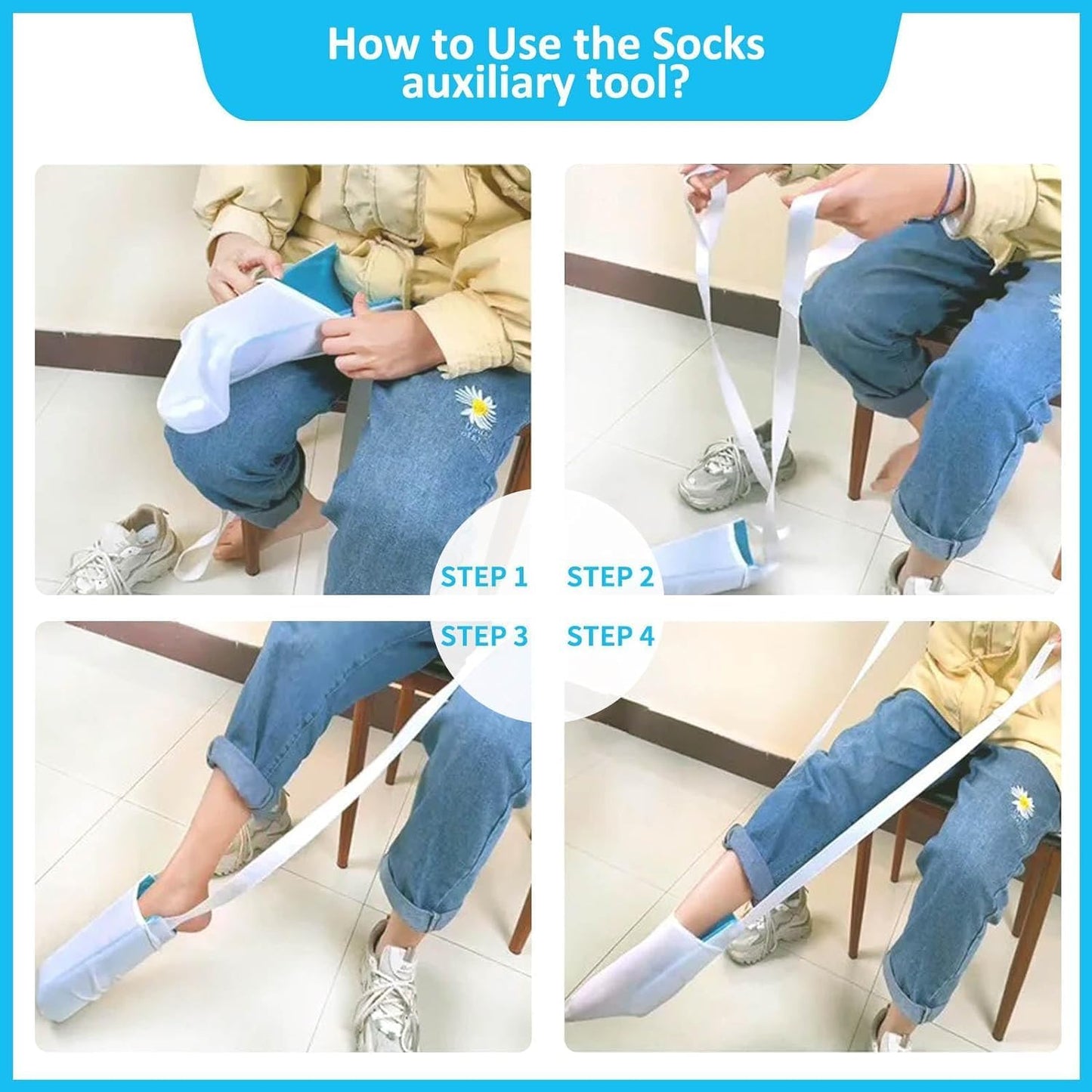 Sock Aid & Long Handle Shoe Horn Kit | NDIS Dressing Aid