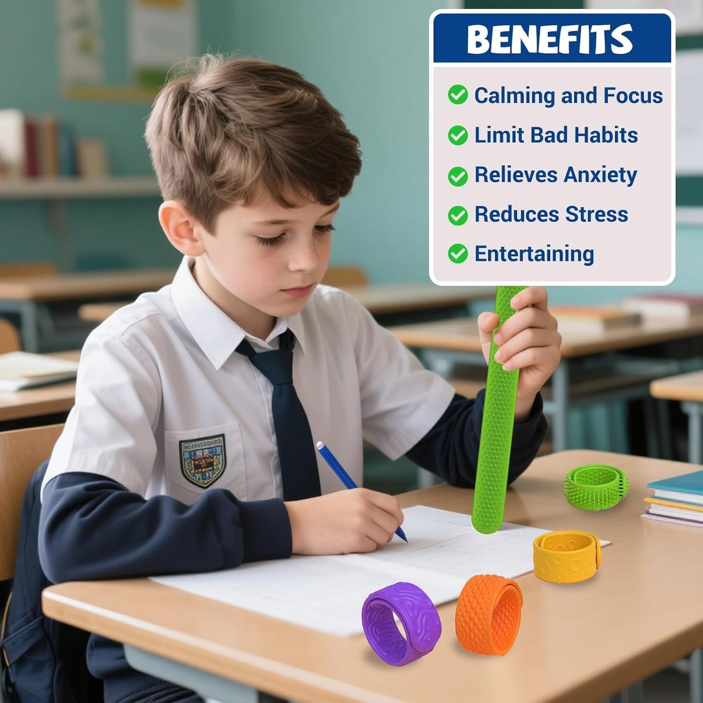 Wearable Tactile Sensory Bands | NDIS Anxiety & Focus Aid