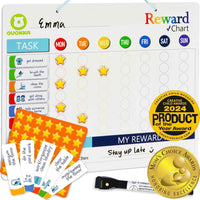 Magnetic Visual Routine & Chore Reward Chart (186 Magnets) | NDIS Daily Living Aid