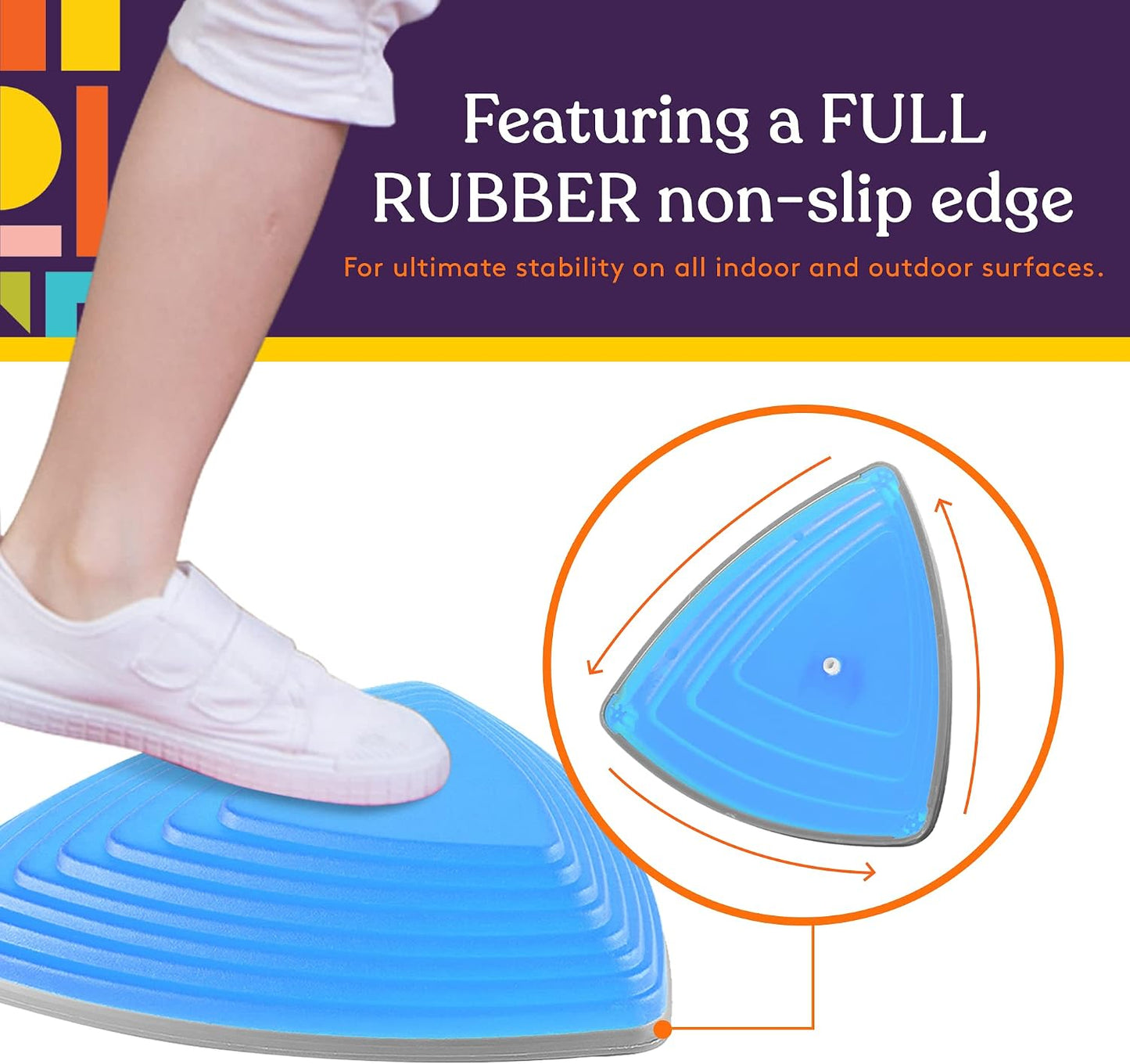 Gross Motor Balance Stepping Stones 15-Pack | NDIS Sensory Aid