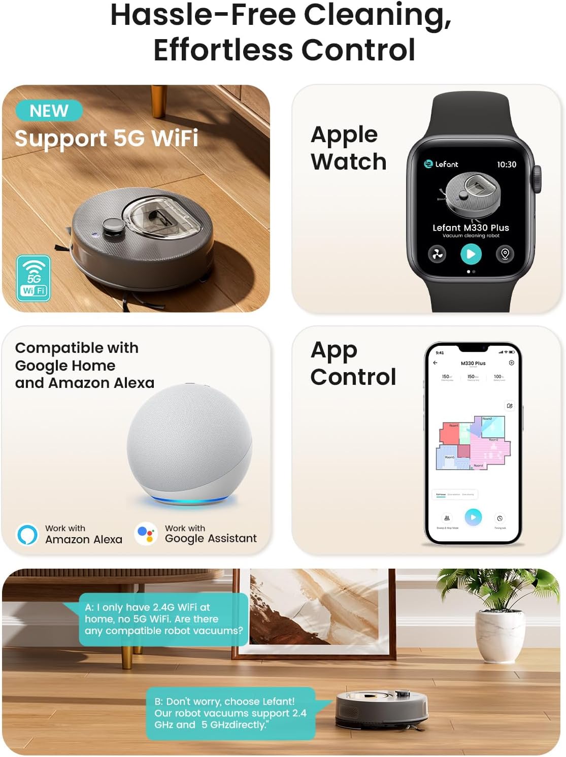 Automated Robot Vacuum & Mop Plus | NDIS Independent Living Aid