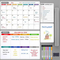 Magnetic Dry Erase Calendar & Planner Set | NDIS Visual Schedule