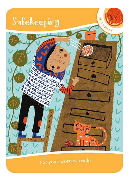 Mindful Kids 50 Activity Cards Deck | NDIS Emotional Regulation Aid