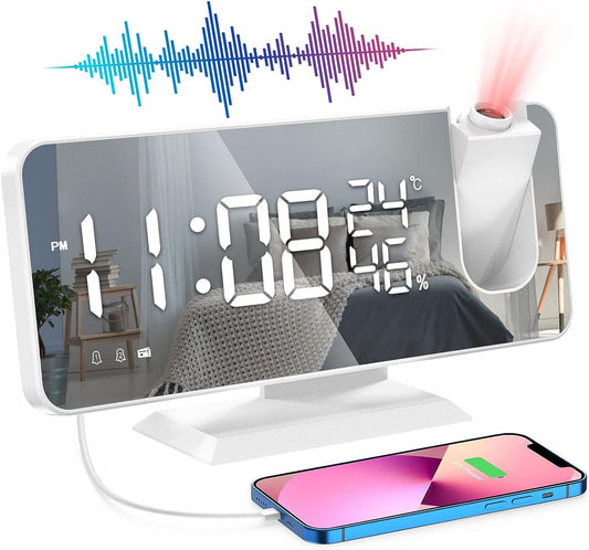 Accessible Projection Clock (180°) | NDIS Mobility & Routine Aid