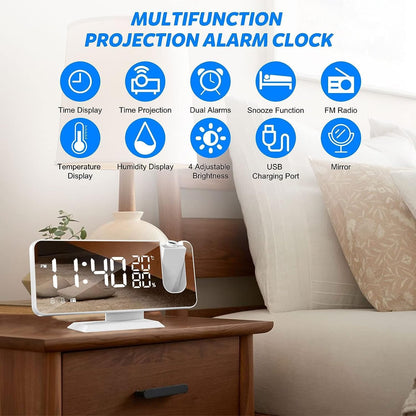 Accessible Projection Clock (180°) | NDIS Mobility & Routine Aid