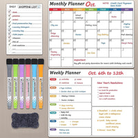 Magnetic Dry Erase Calendar & Planner Set | NDIS Visual Schedule