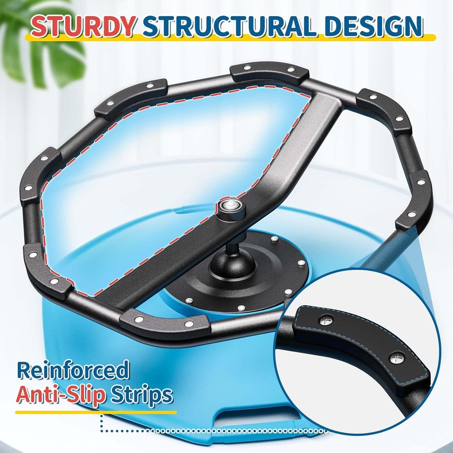 360° Rotating Sensory Chair with Handles | Autism & ADHD Tool