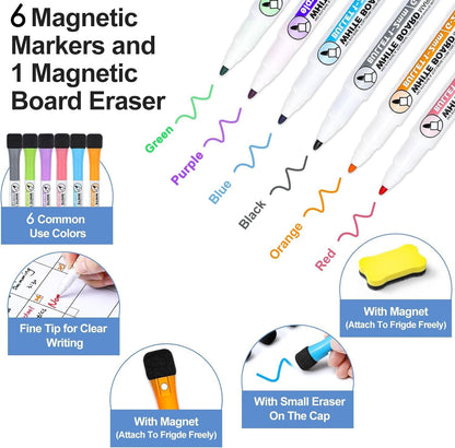 Magnetic Dry Erase Calendar & Planner Set | NDIS Visual Schedule