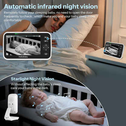 HelloBaby 5" Video Safety Monitor | NDIS Remote Carer Alert Aid