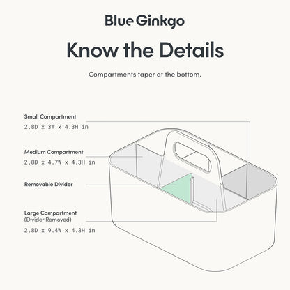 Blue Ginkgo Routine Storage Caddy | NDIS Executive Function Aid