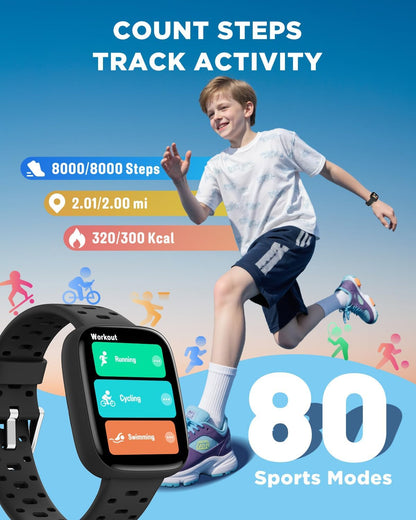 Kids 1.8" AMOLED Smartwatch | NDIS Routine & Prompting Aid