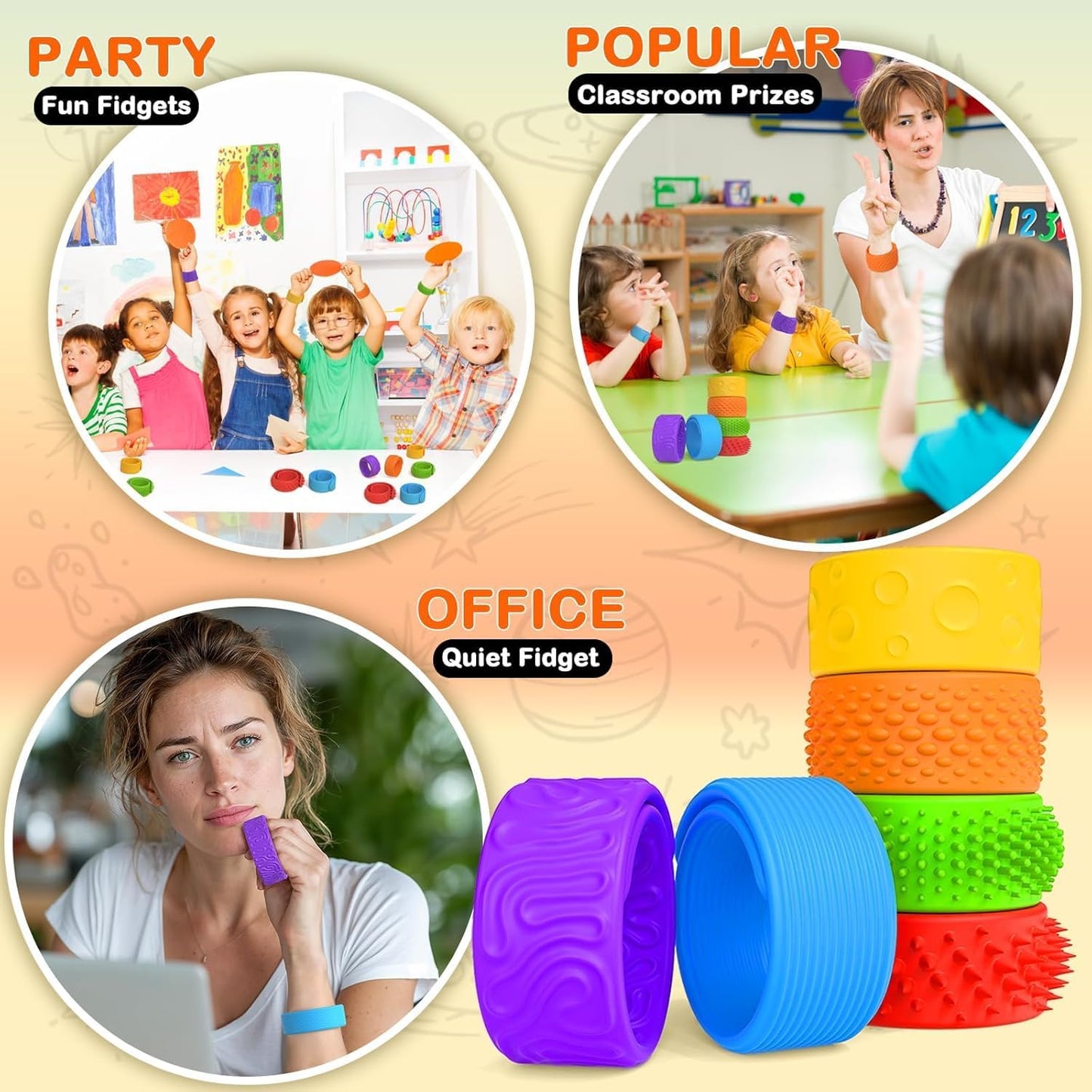 Wearable Tactile Sensory Bands | NDIS Anxiety & Focus Aid