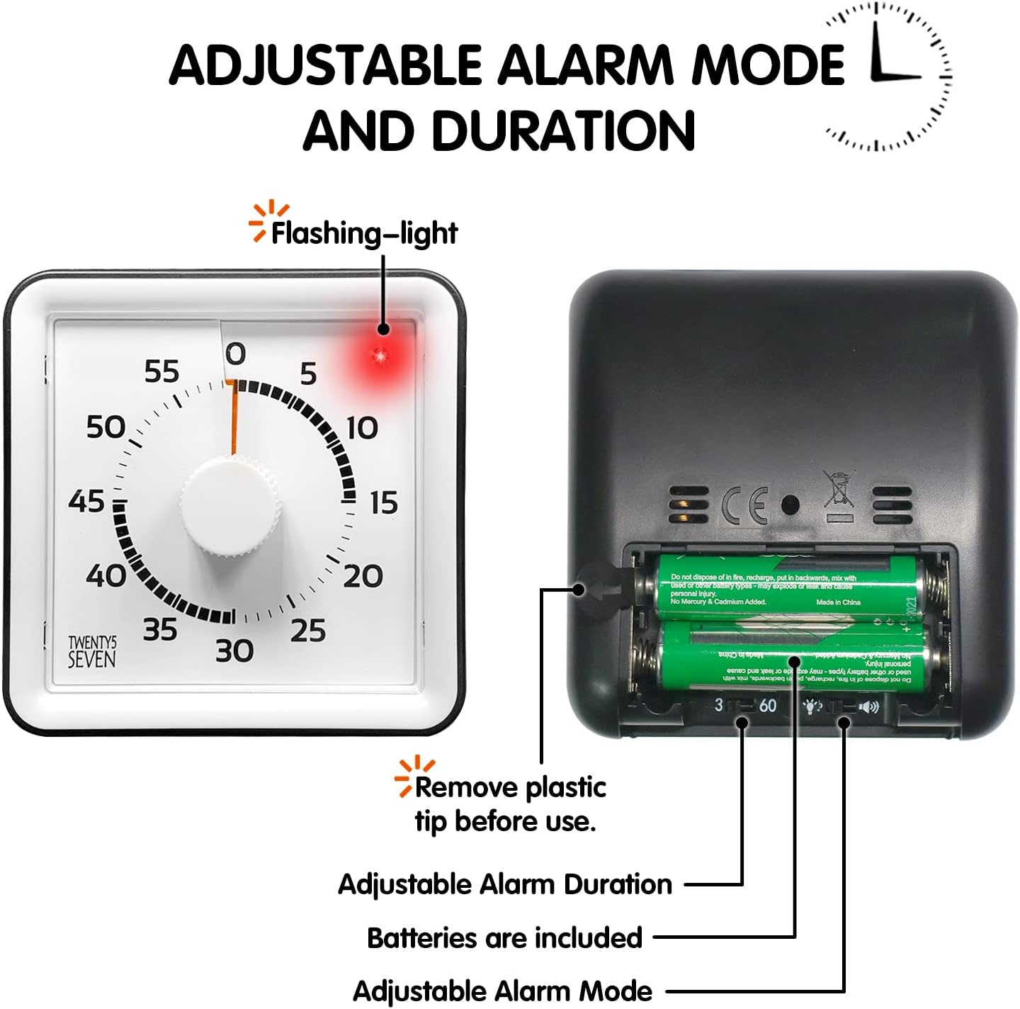 Impact Resistant Visual Timer | NDIS ADHD Time Management Aid