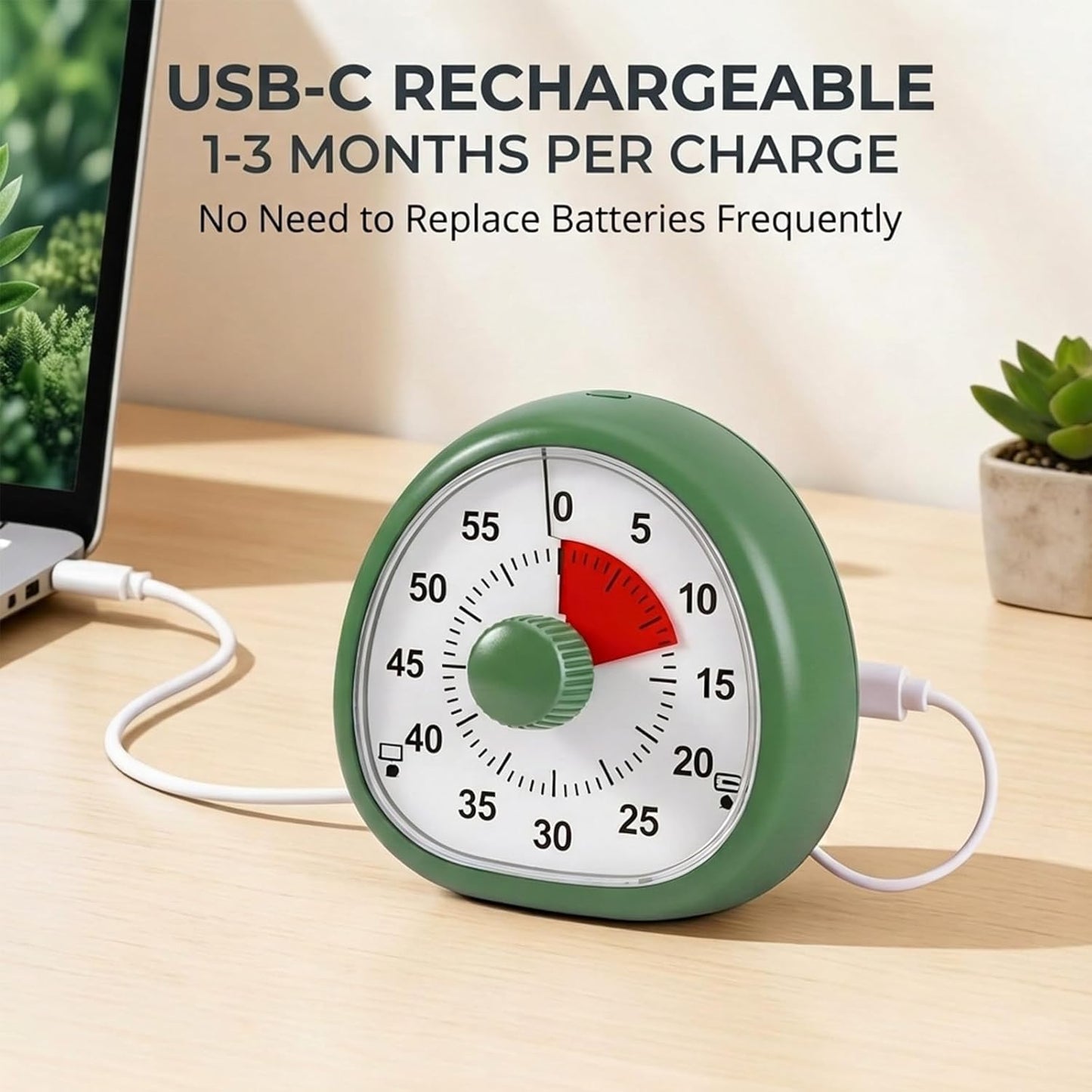 Rechargeable Visual Timer | NDIS Autism & ADHD Transition Aid