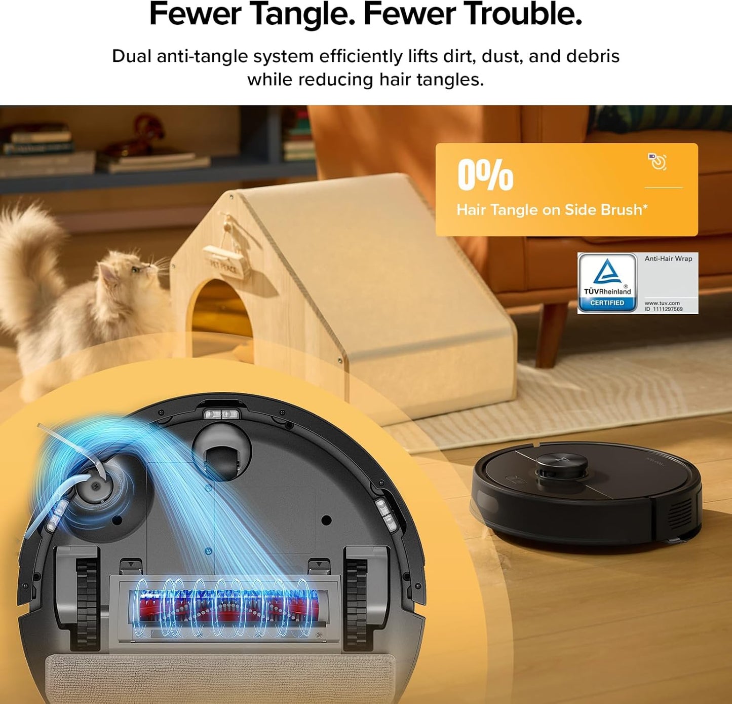 Self-Emptying Robot Vacuum & Mop | Fatigue Management Support