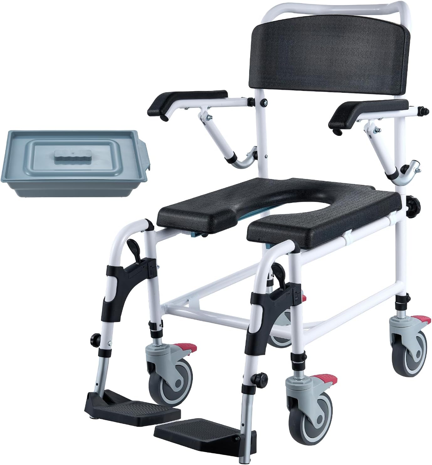 VEVOR 4-in-1 Mobile Shower Commode | NDIS Hygiene Transfer Aid