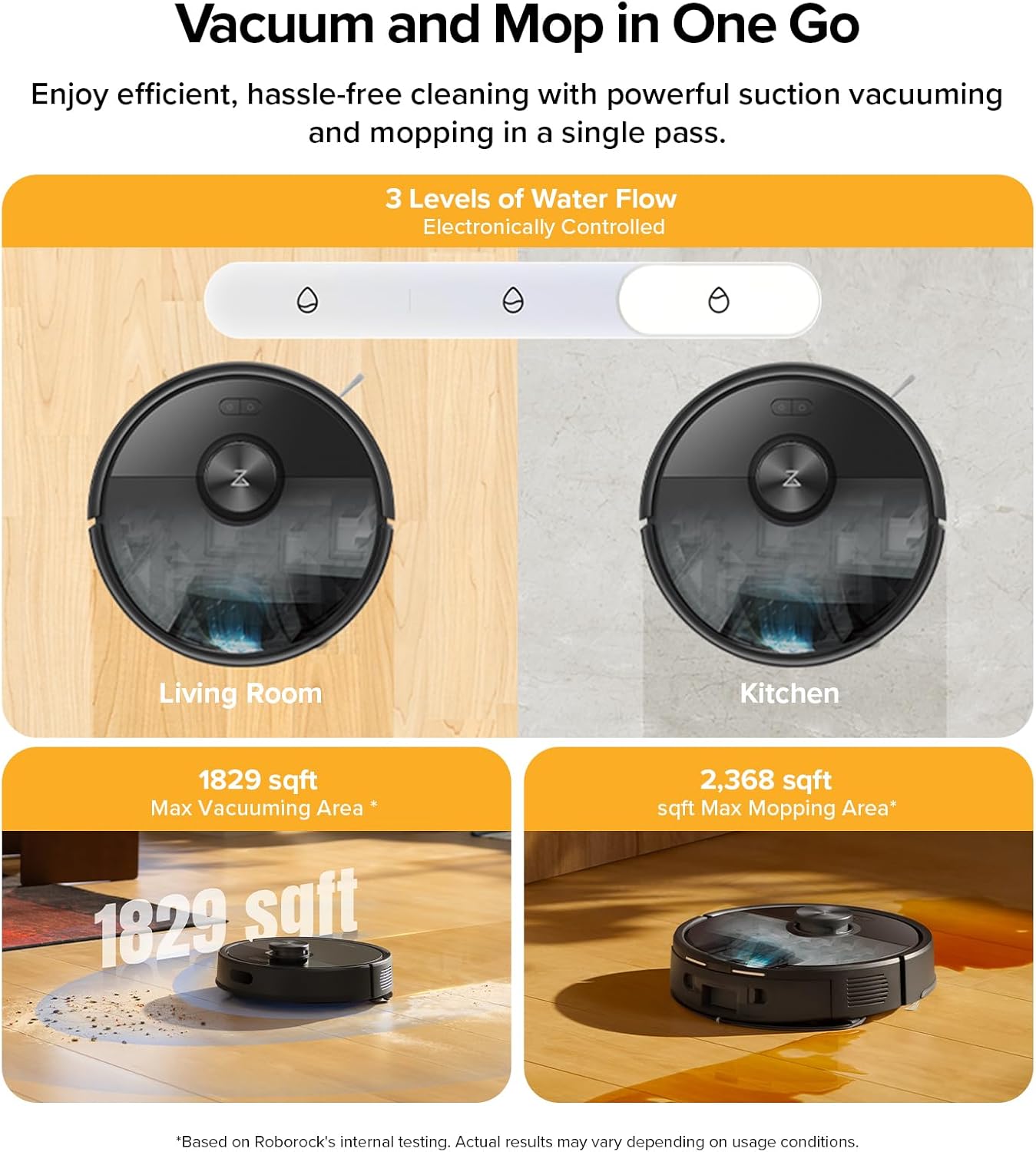 Self-Emptying Robot Vacuum & Mop | Fatigue Management Support