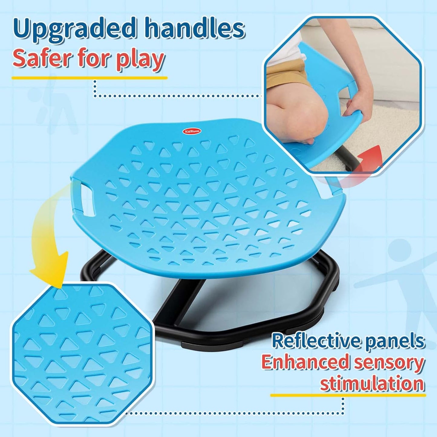 360° Rotating Sensory Chair with Handles | Autism & ADHD Tool