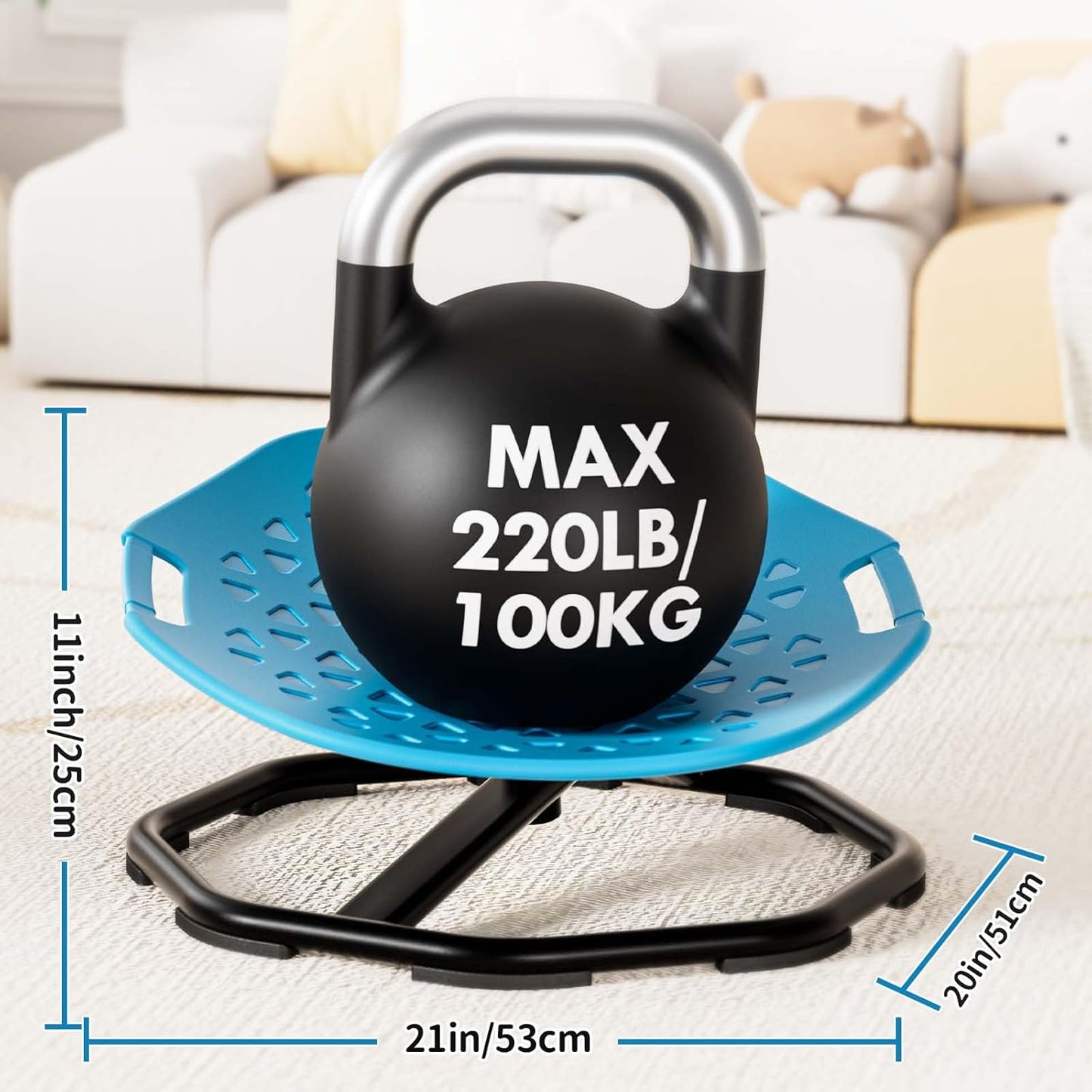 360° Rotating Sensory Chair with Handles | Autism & ADHD Tool