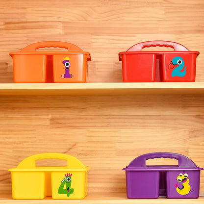 Visual Task & Therapy Storage Caddy 6-Pack | NDIS Organiser