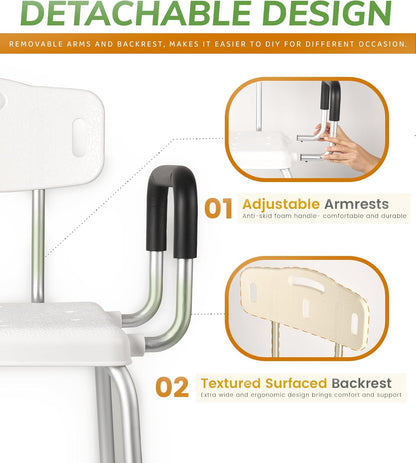 Heavy-Duty Shower Chair | NDIS Bathroom Safety Aid