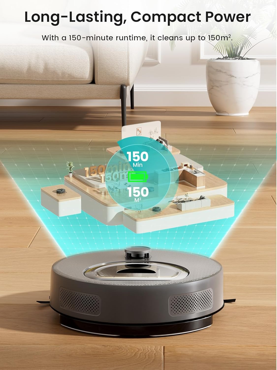Automated Robot Vacuum & Mop Plus | NDIS Independent Living Aid