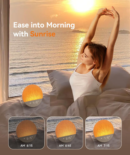 Sunrise 1+ Alarm Clock & White Noise Sound Machine | NDIS Sleep Aid