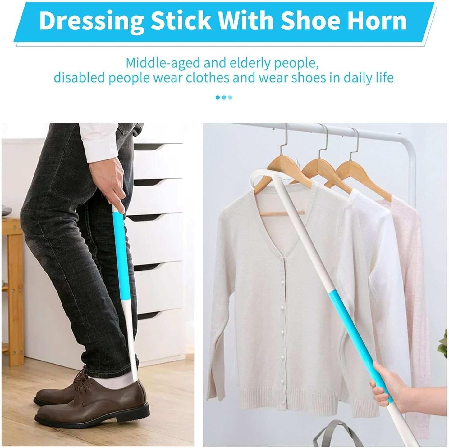 Sock Aid & Long Handle Shoe Horn Kit | NDIS Dressing Aid