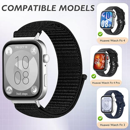 Nylon Straps for Huawei Watch Fit 3/4 | NDIS Sensory Fit