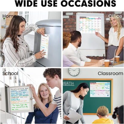 feela Magnetic Fridge Calendar 4-Pack | NDIS Routine Aid