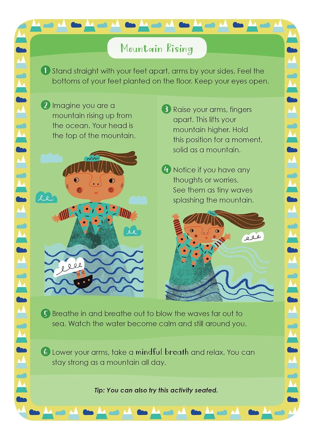 Mindful Kids 50 Activity Cards Deck | NDIS Emotional Regulation Aid