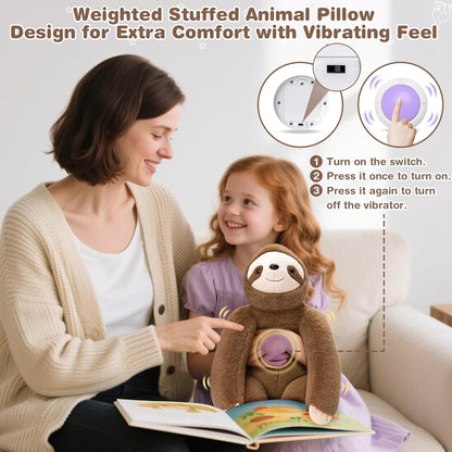 Vibrating Sensory Sloth Pillow | NDIS Deep Pressure Aid