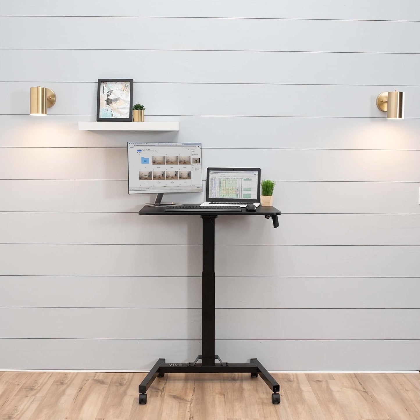 VIVO Mobile Sit-to-Stand Desk | NDIS Ergonomic Workstation