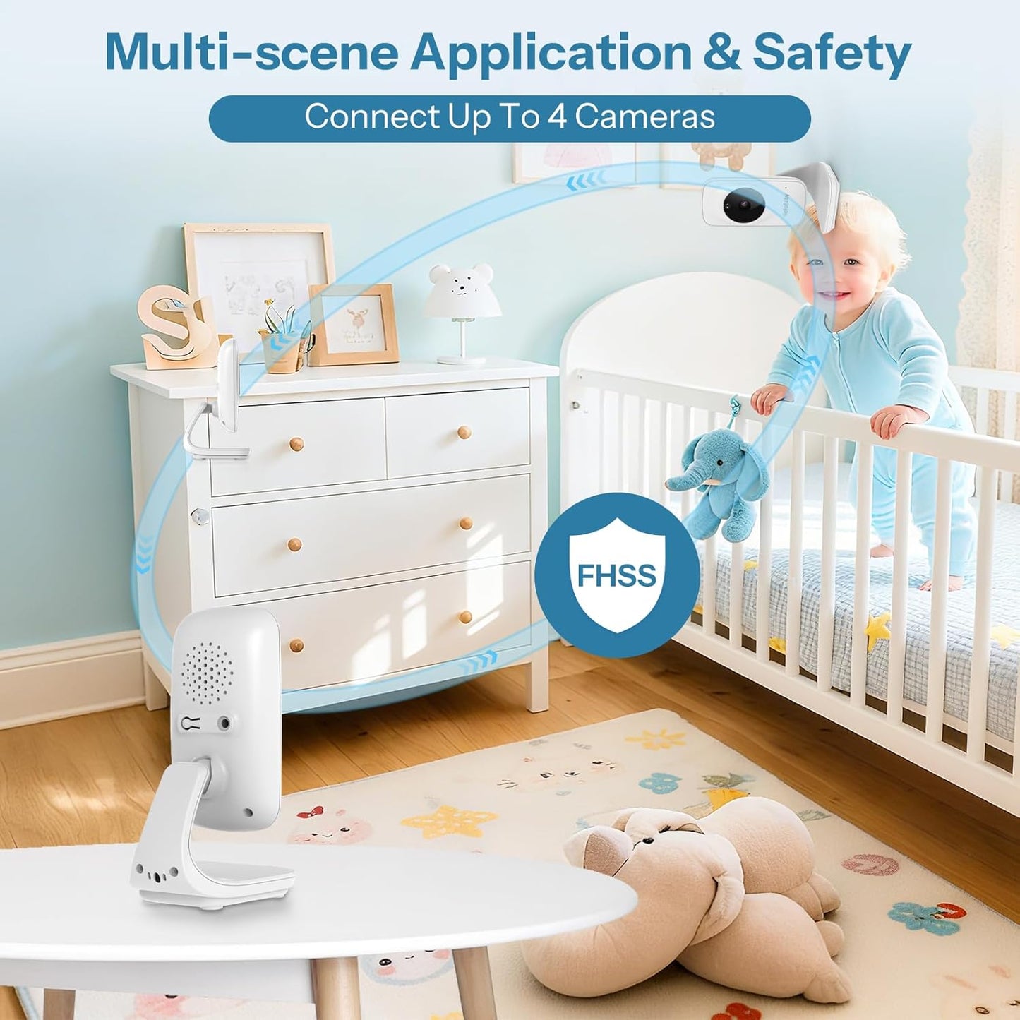 HelloBaby 5" Video Safety Monitor | NDIS Remote Carer Alert Aid
