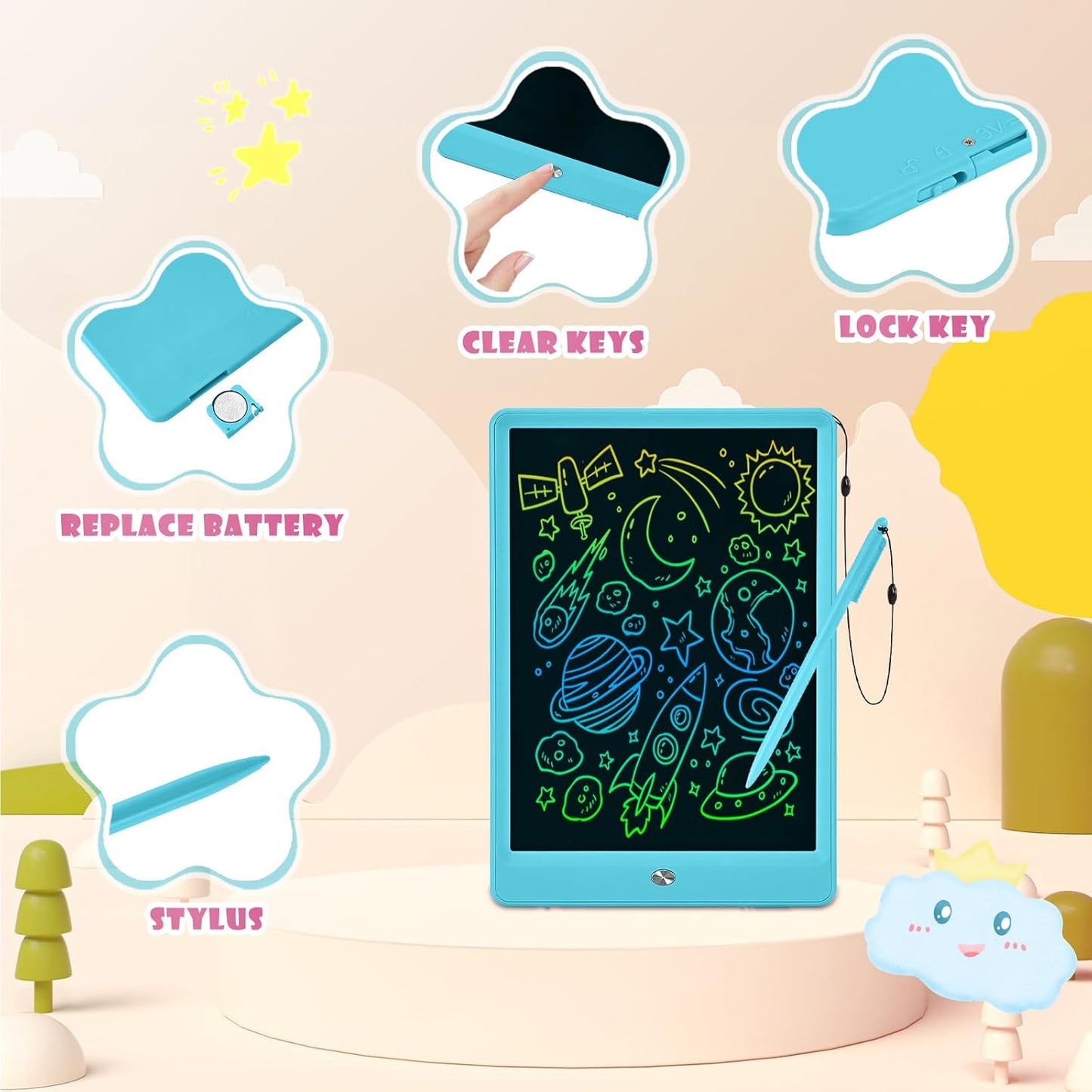 Visual Communication & Fine Motor Writing Pad | NDIS Learning Aid