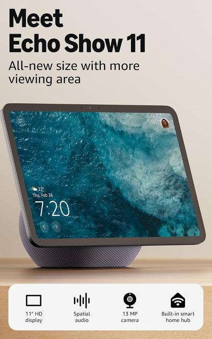 Echo Show 11 Smart Display | NDIS Environmental & Routine Aid