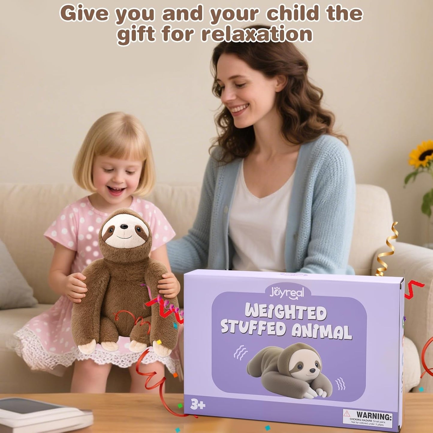 Vibrating Sensory Sloth Pillow | NDIS Deep Pressure Aid