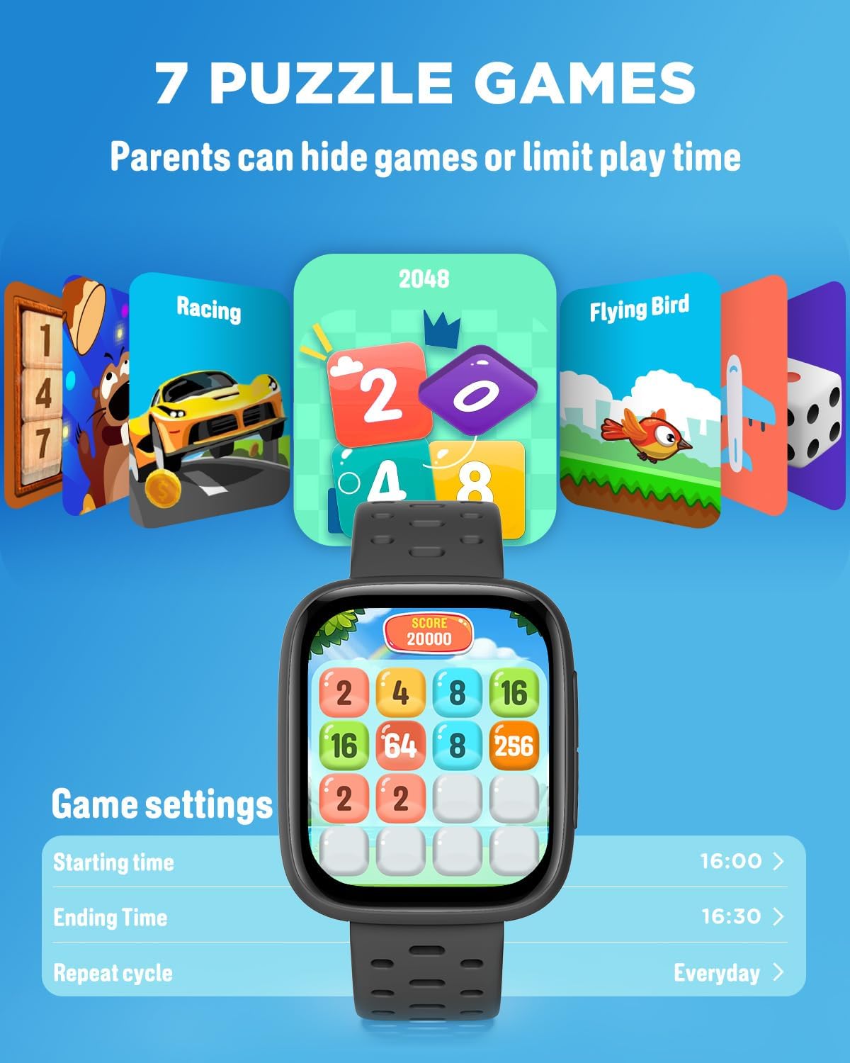 Kids 1.8" AMOLED Smartwatch | NDIS Routine & Prompting Aid