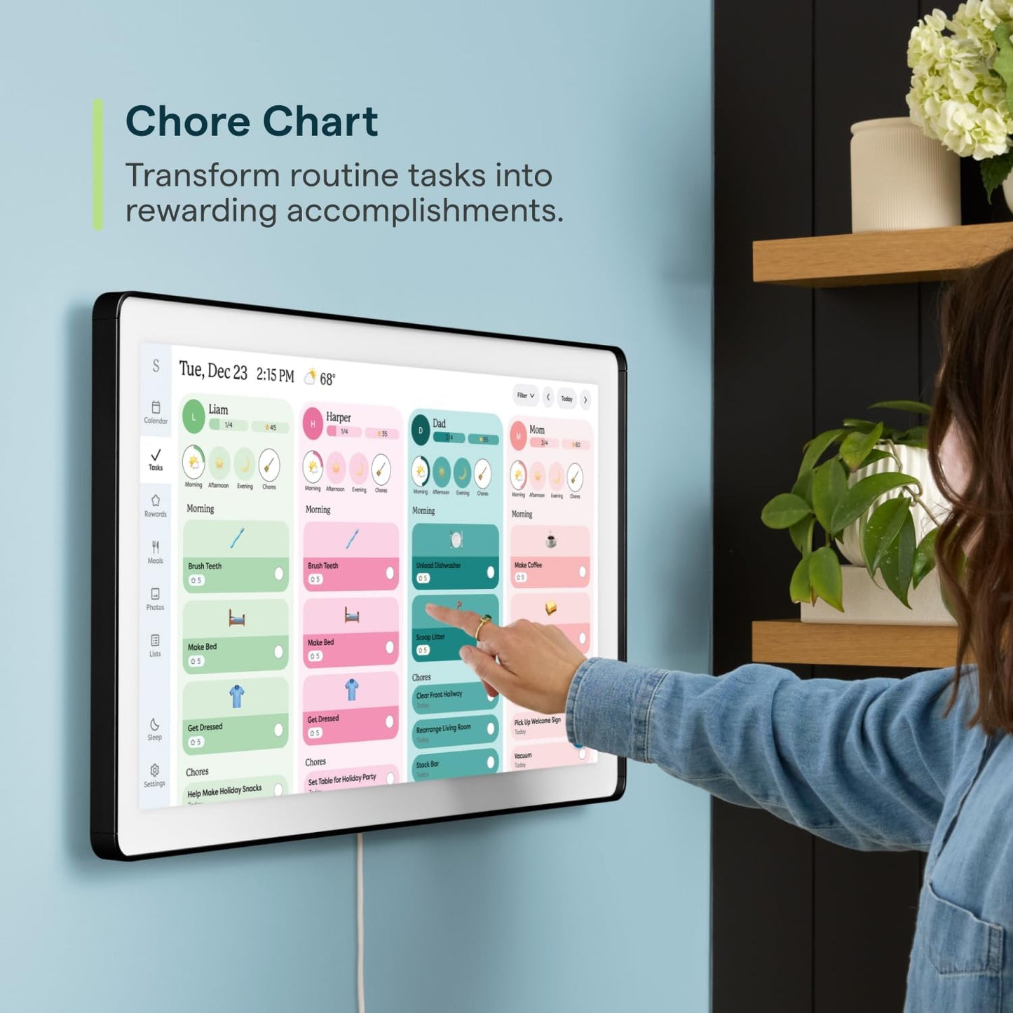 Skylight Calendar Max 27" | NDIS Visual Routine & Chore Hub