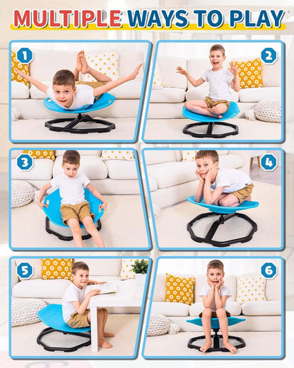 360° Rotating Sensory Chair with Handles | Autism & ADHD Tool