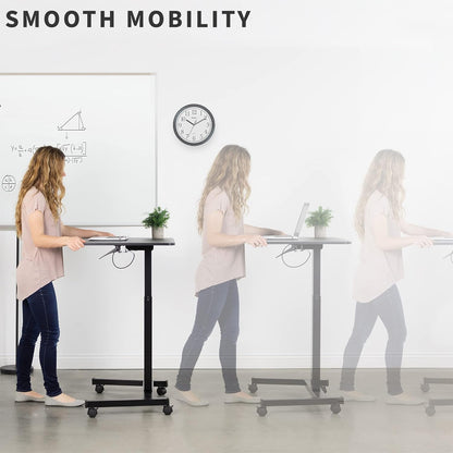 VIVO Mobile Sit-to-Stand Desk | NDIS Ergonomic Workstation